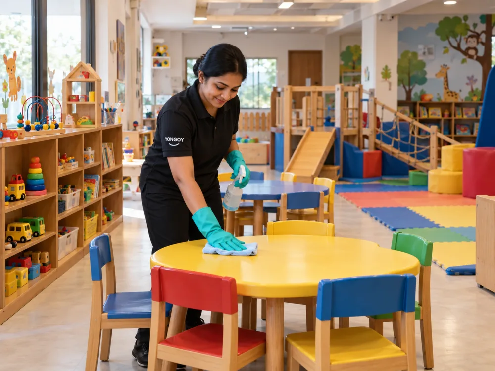 Kids' Playschools & Play Areas professional cleaning